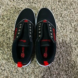 Red and Black heelys